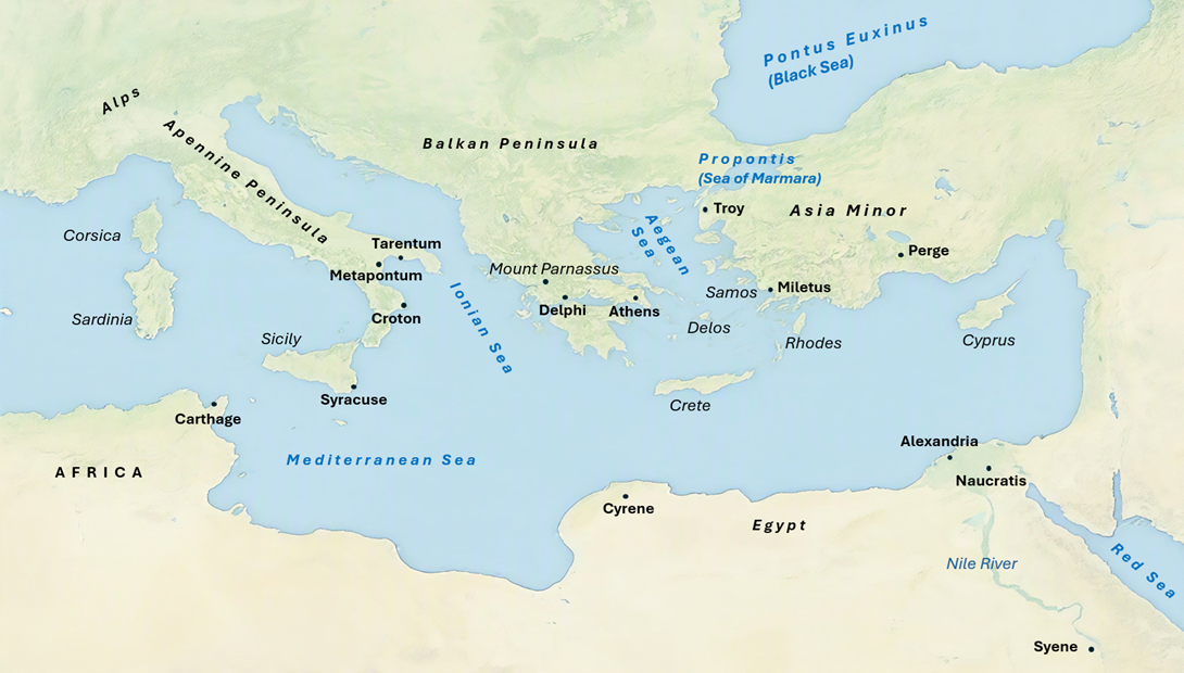 Map of the ancient world