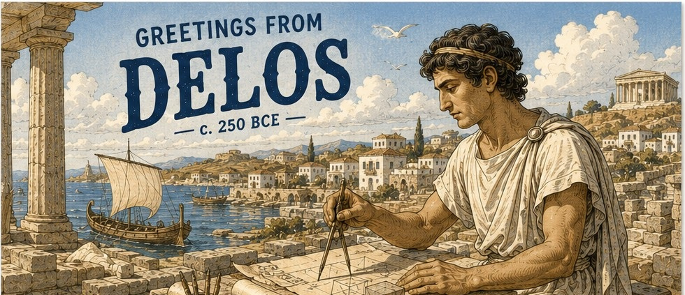 Greetings from Delos · Archytas’ Challenge