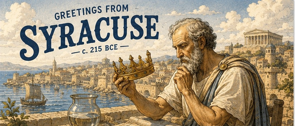 Greetings from Syracuse · Archimedes’ Challenge